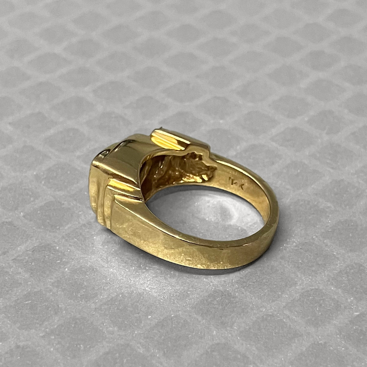 Preowned Yellow Gold Rhodolite Garnet and Diamond Ring
