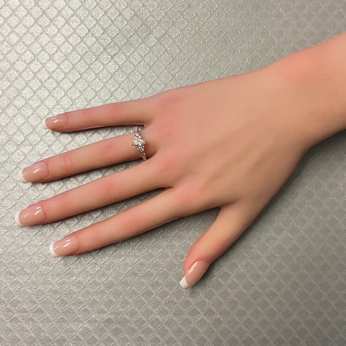 Preowned Rose Gold and Diamond Engagement Ring