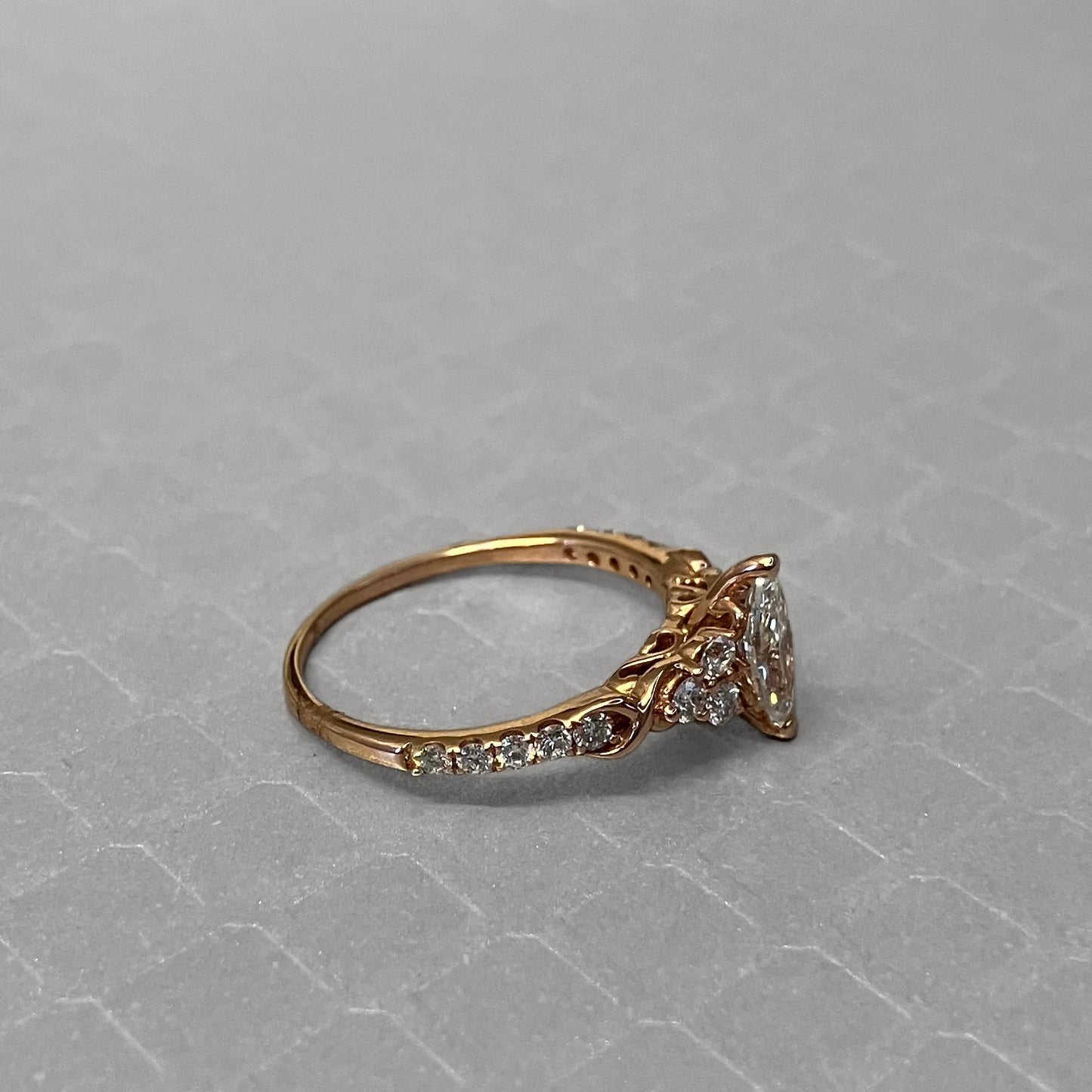 Preowned Rose Gold and Diamond Engagement Ring