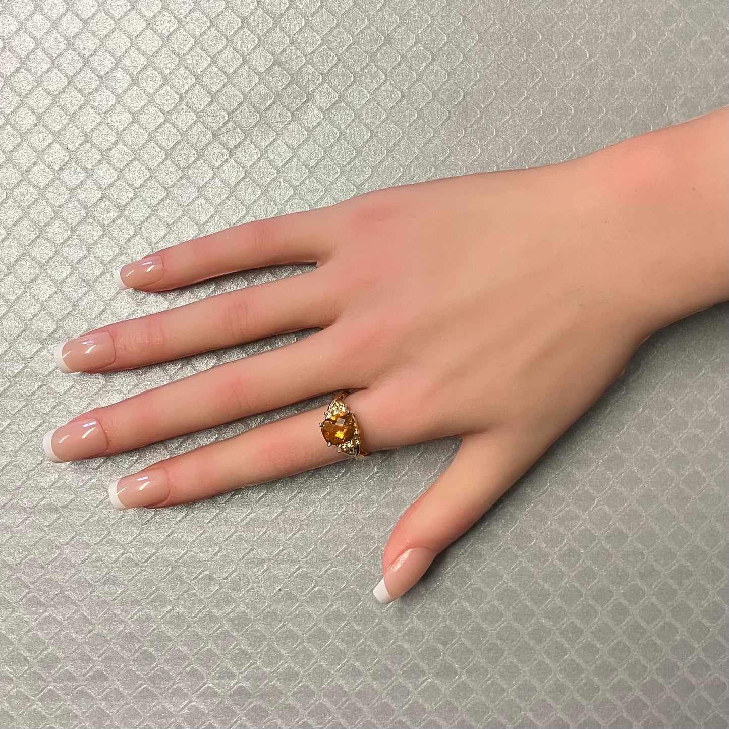 Preowned Yellow Gold and Citrine Ring