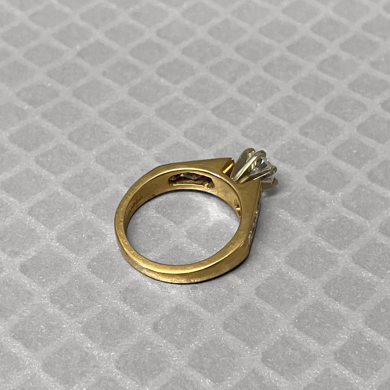 Preowned Yellow Gold and Diamond Ring