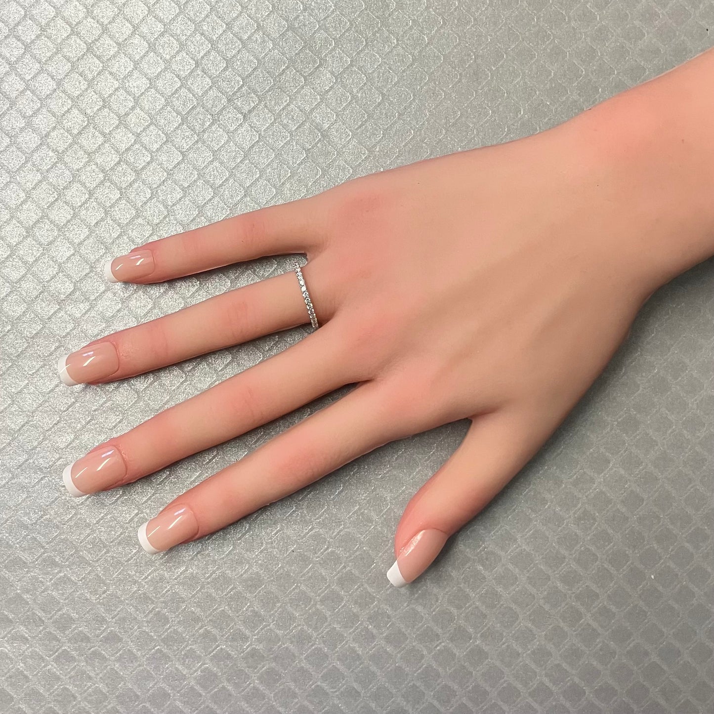Preowned White Gold and Diamond Band