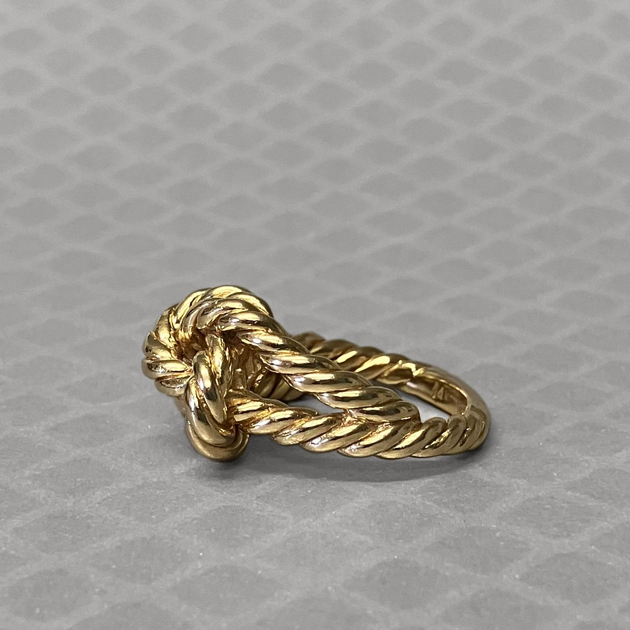 Preowned Yellow Gold Twist Knot Ring