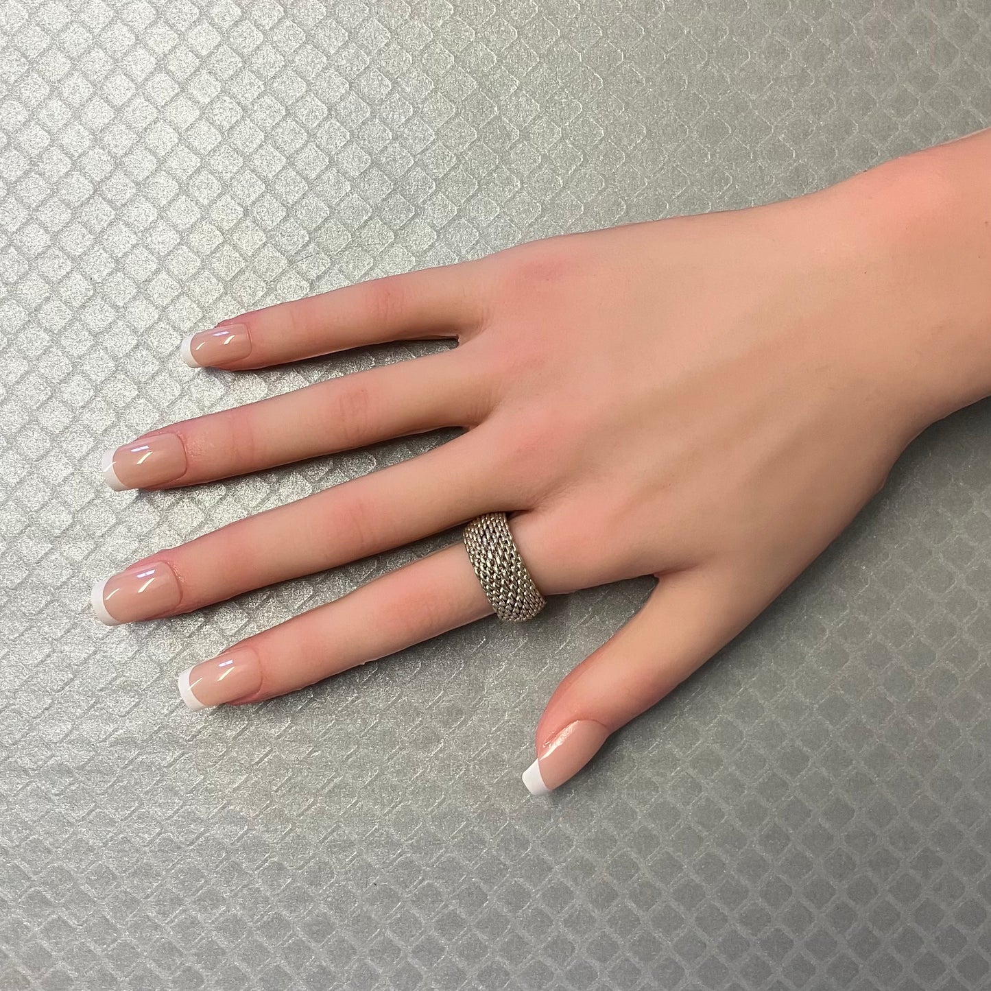 Preowned Sterling Silver Tiffany & Co. Somerset Mesh Ring