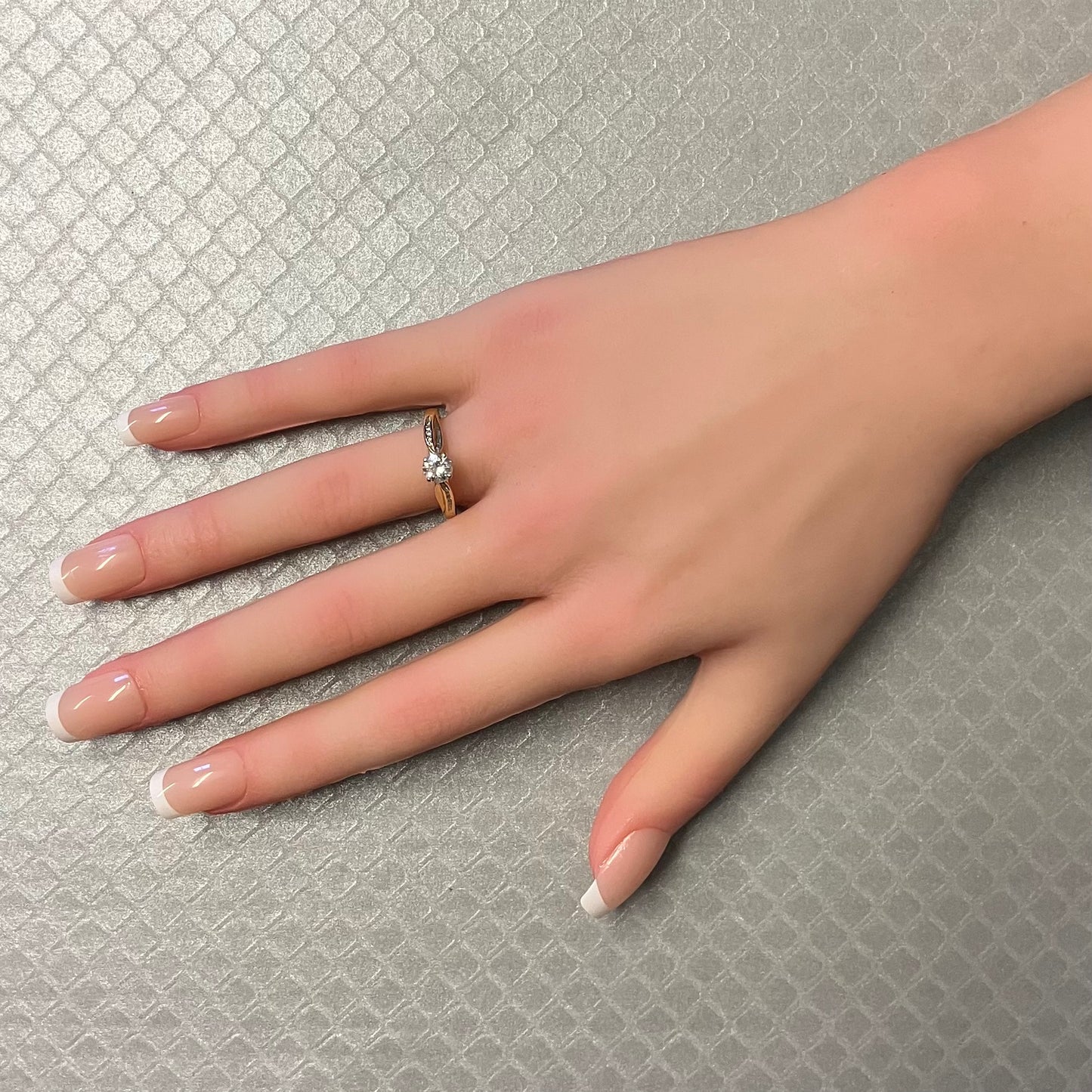 Preowned Yellow Gold and Diamond Engagement Ring
