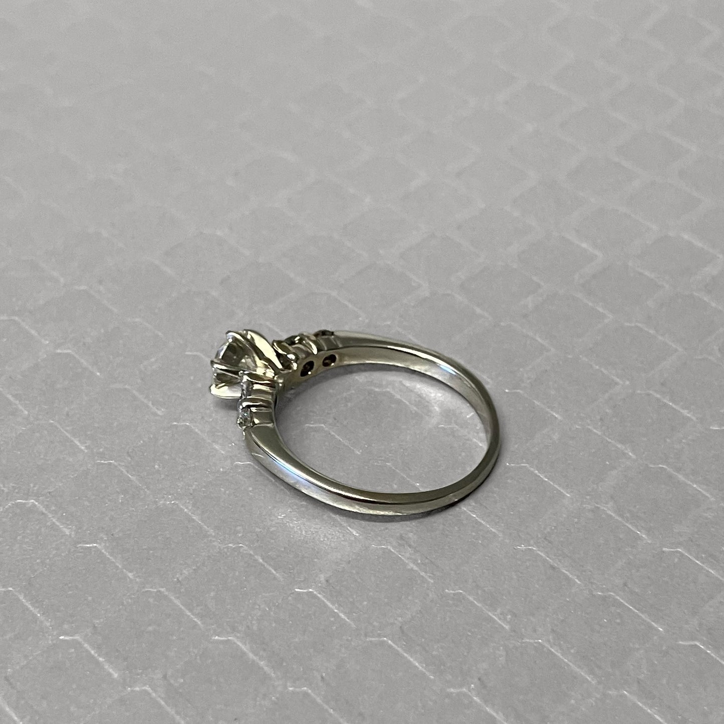 Preowned White Gold and Diamond Engagement Ring