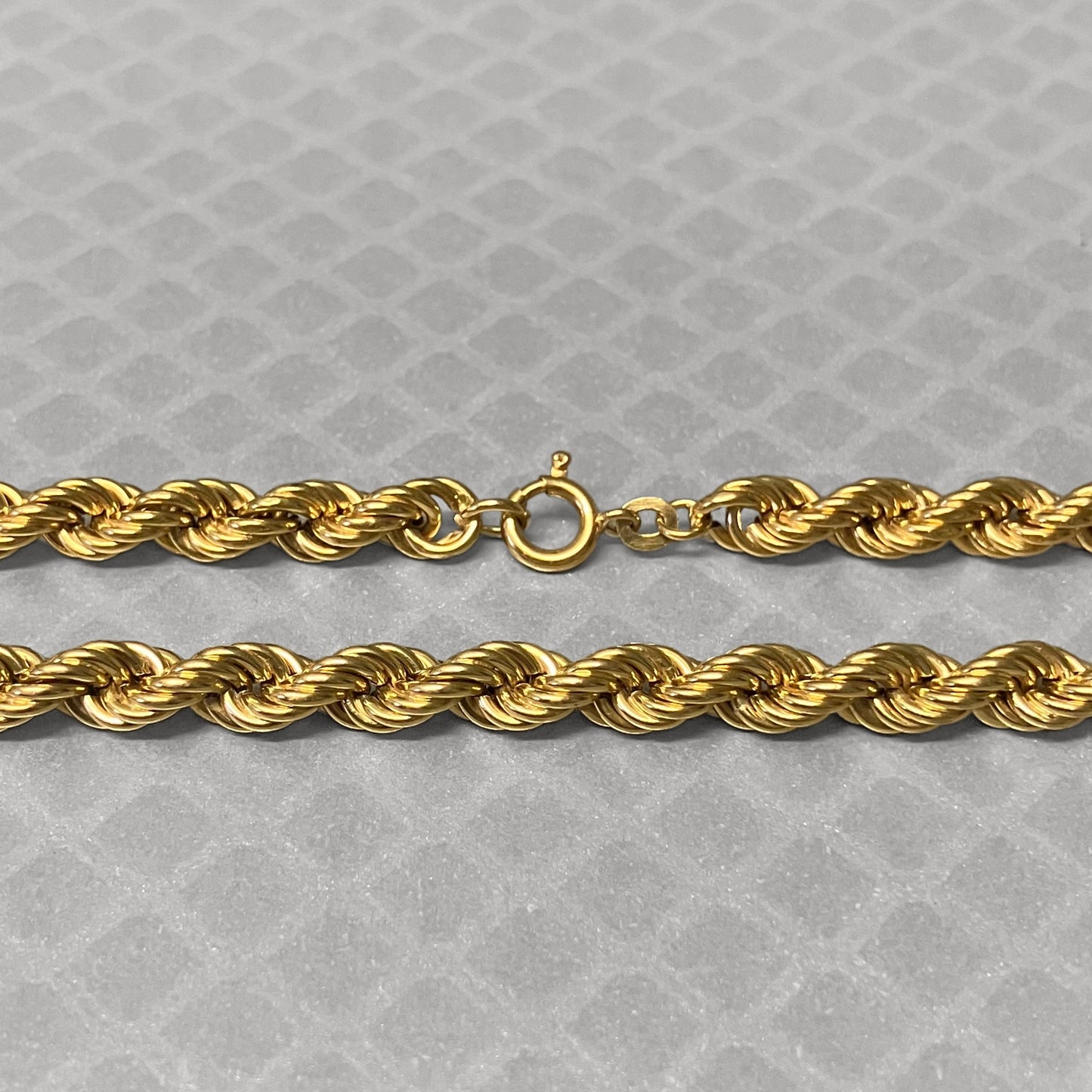 Preowned Yellow Gold Hollow French Rope Chain