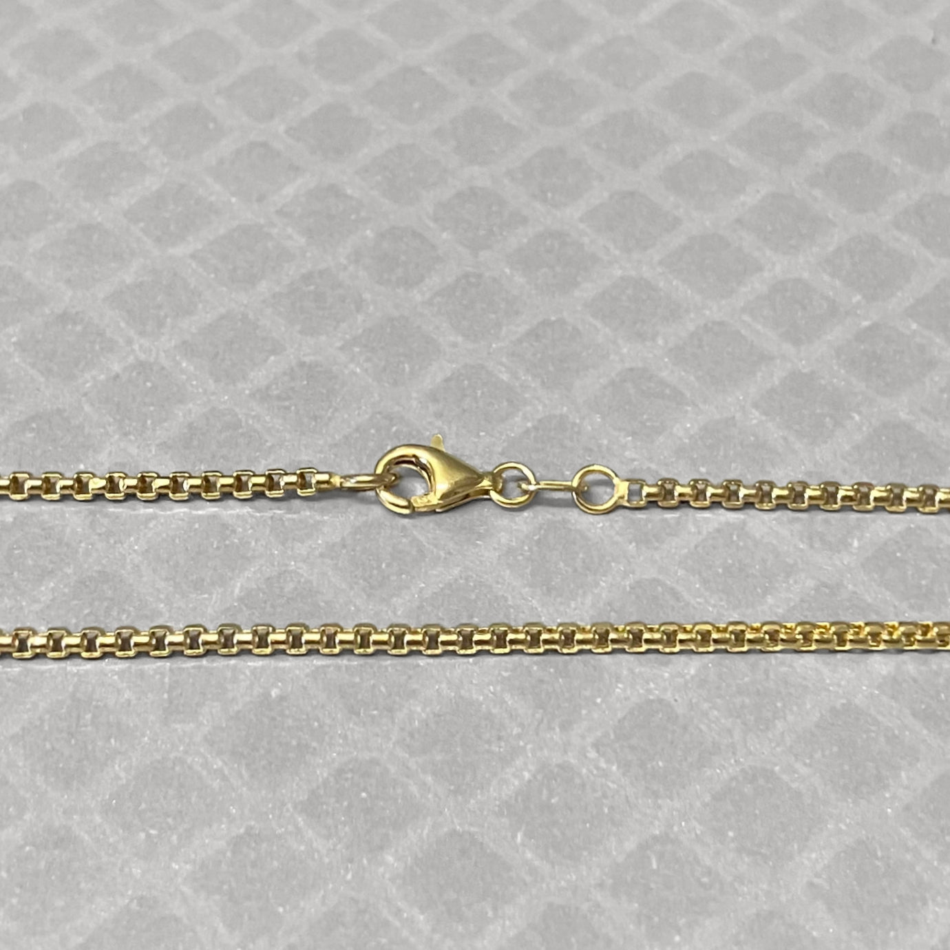 Preowned Yellow Gold Rounded Open Box Chain