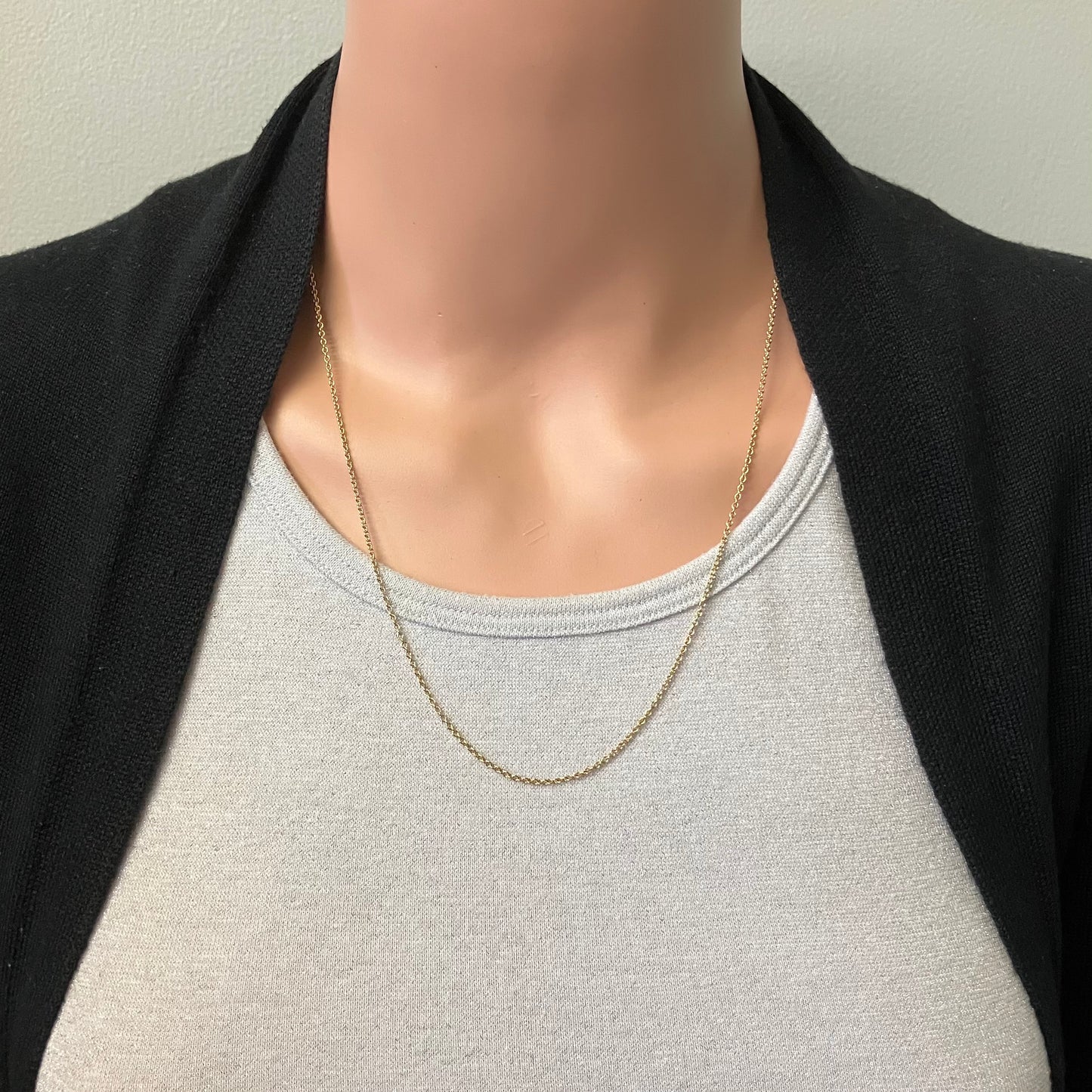 Preowned Yellow Gold Cable Chain