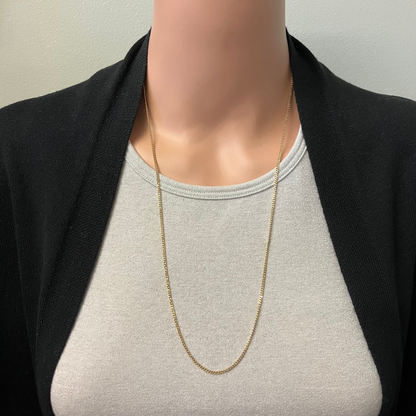 Preowned Yellow Gold Curb Link Chain