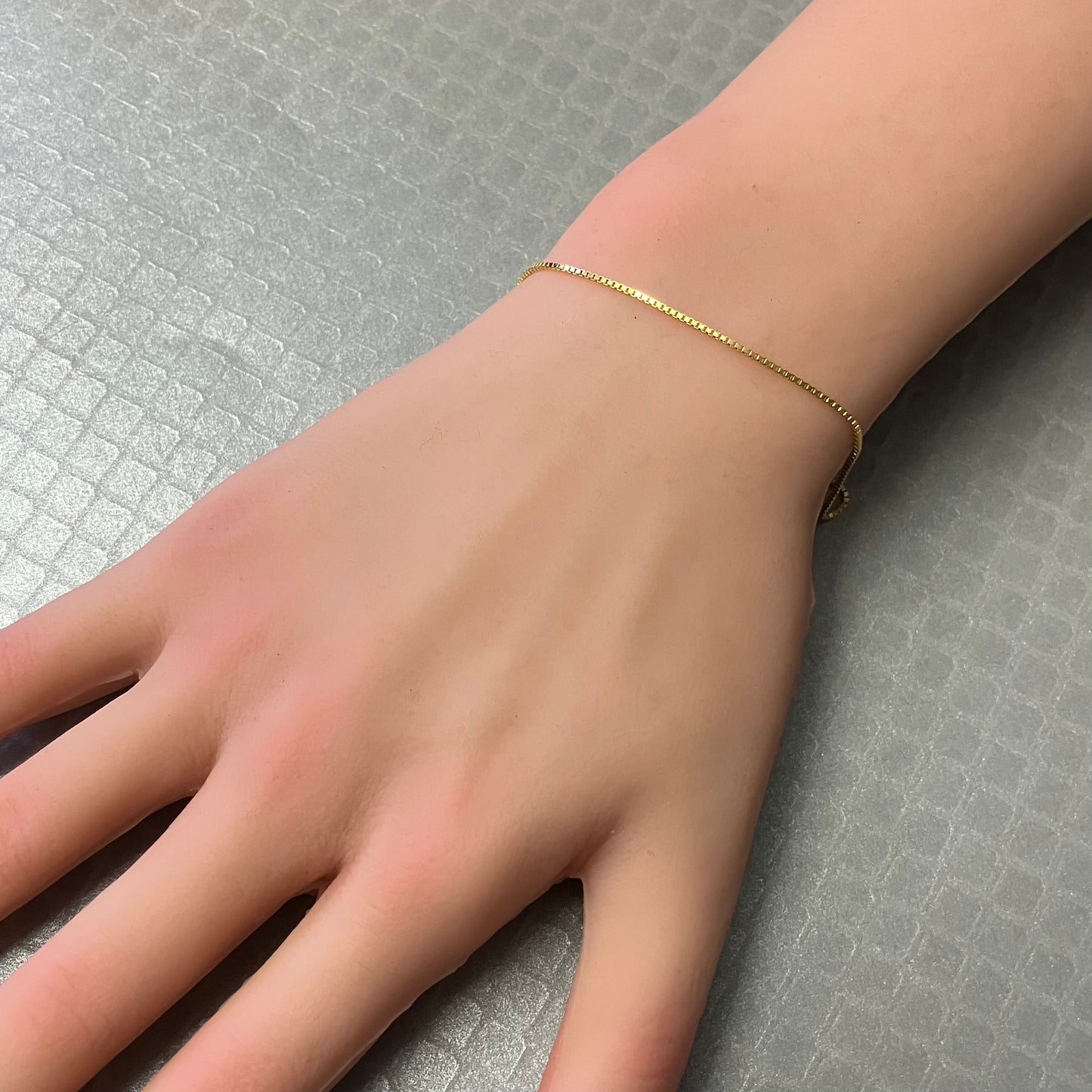 Preowned Yellow Gold Box Chain Bracelet