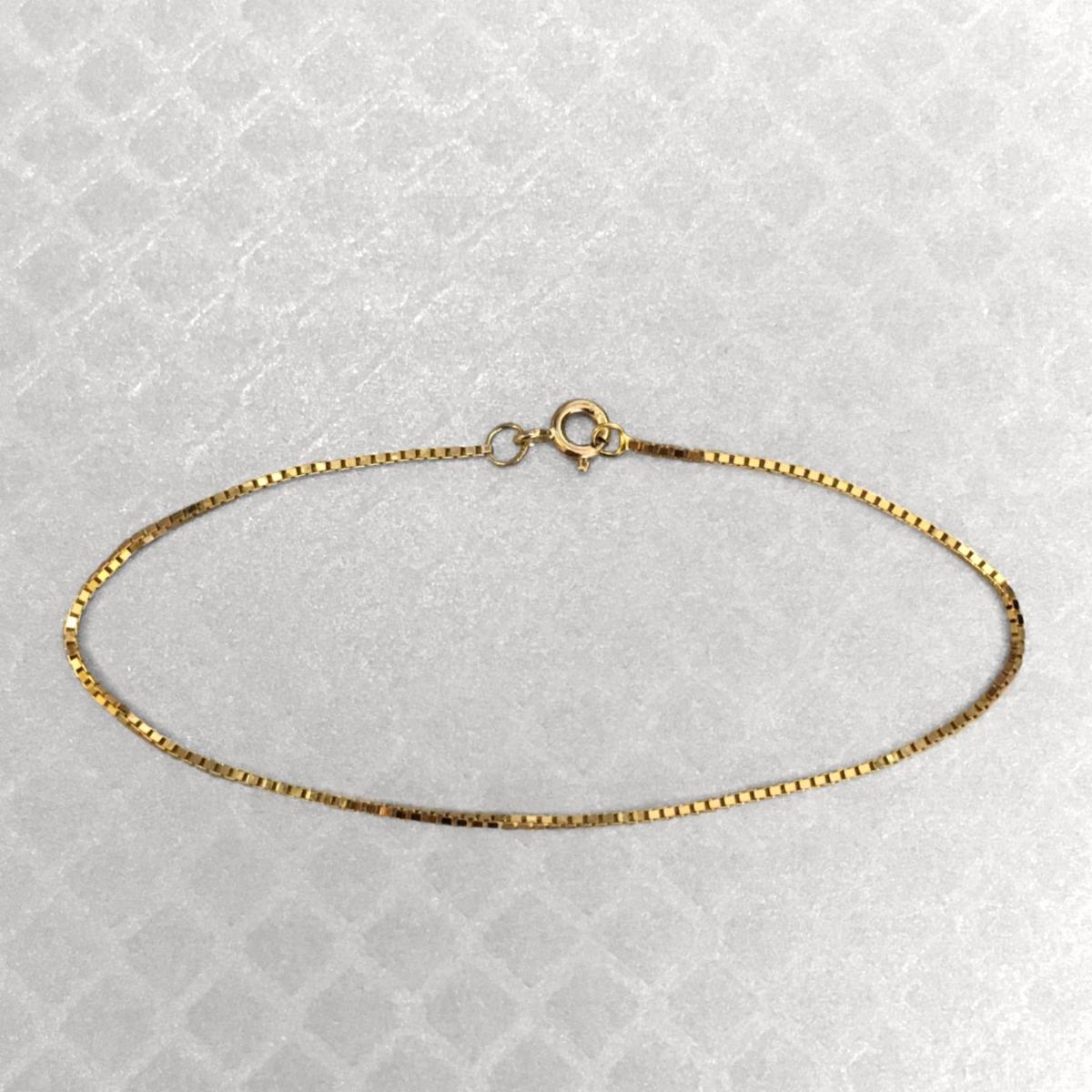 Preowned Yellow Gold Box Chain Bracelet