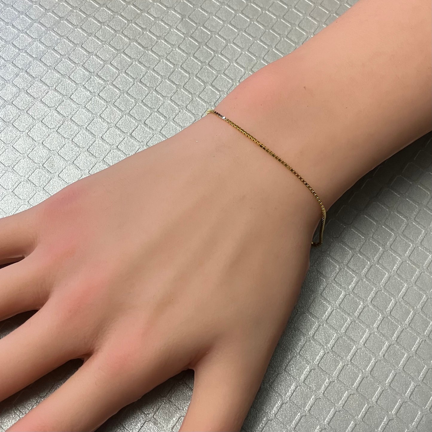 Preowned Yellow Gold Box Chain Bracelet
