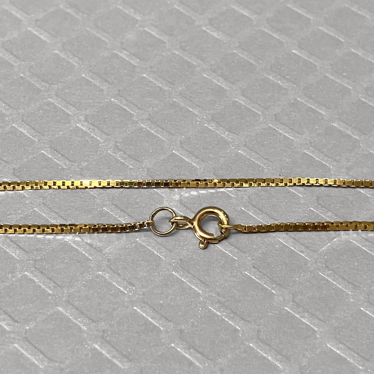 Preowned Yellow Gold Box Chain Bracelet