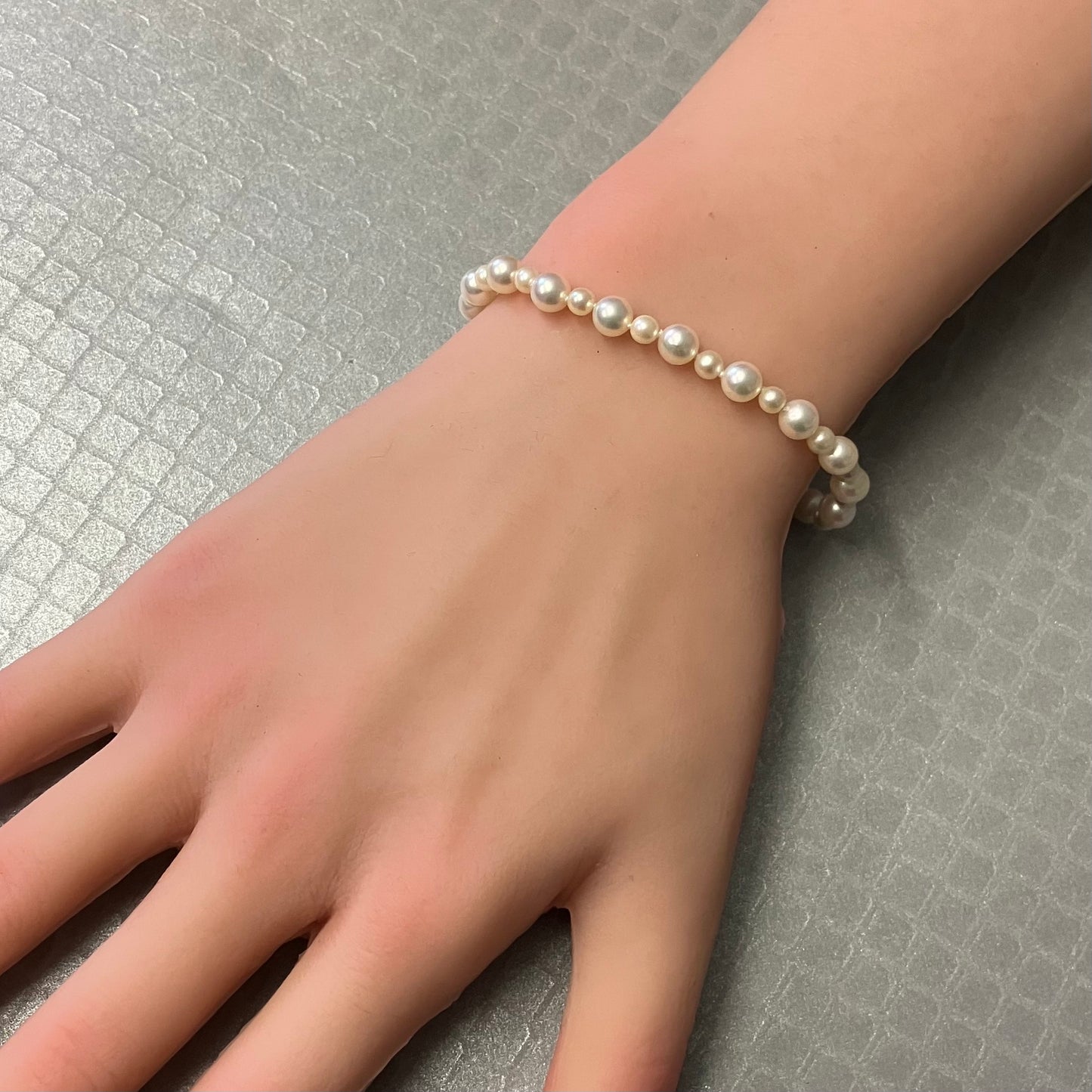 Preowned Yellow Gold Pearl Bracelet