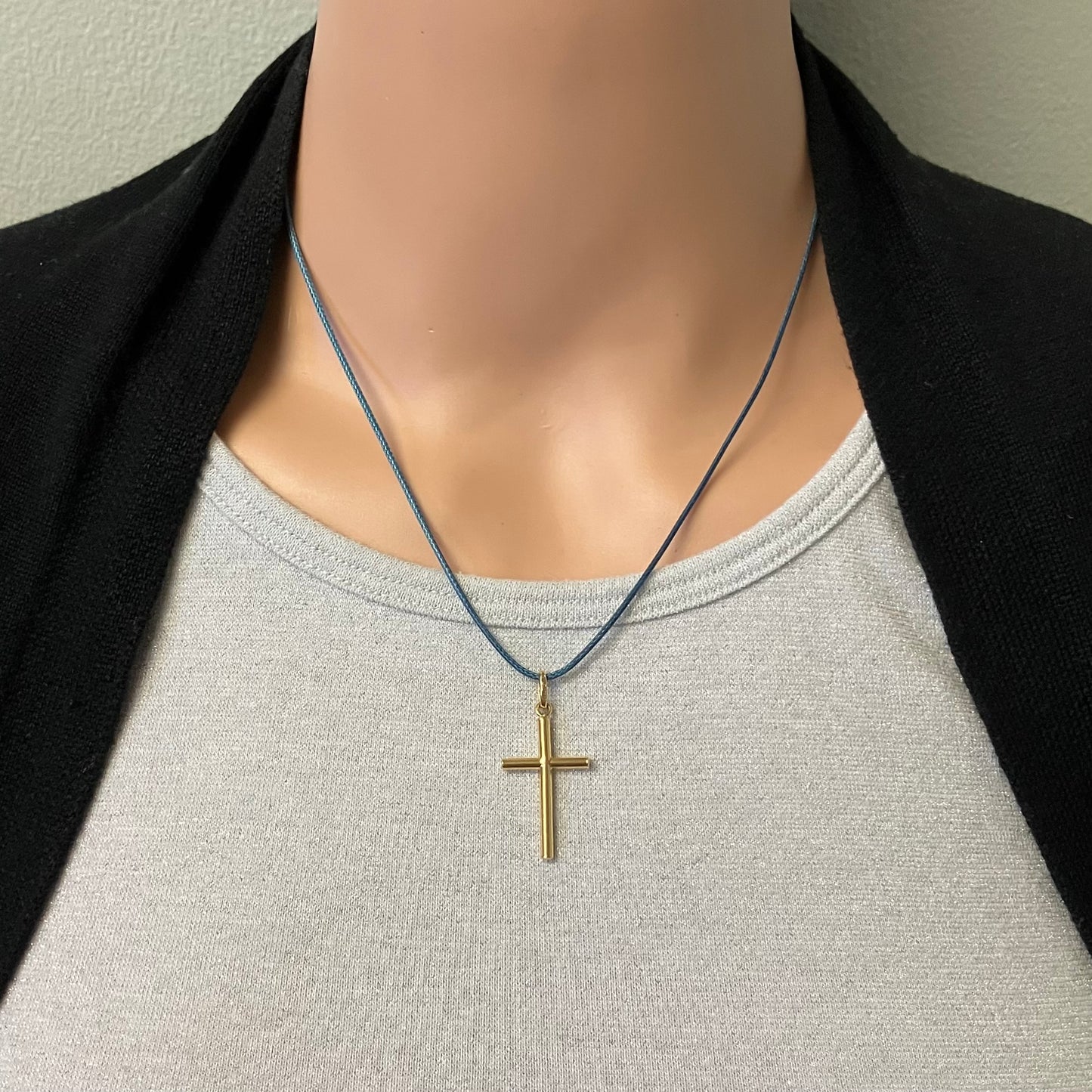 Preowned Yellow Gold Cross Pendant