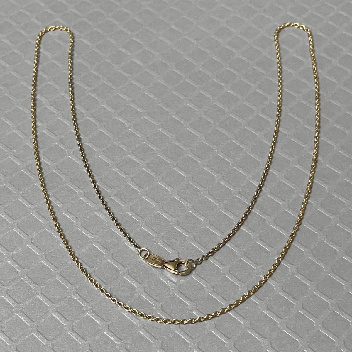 Preowned Yellow Gold Cable Chain