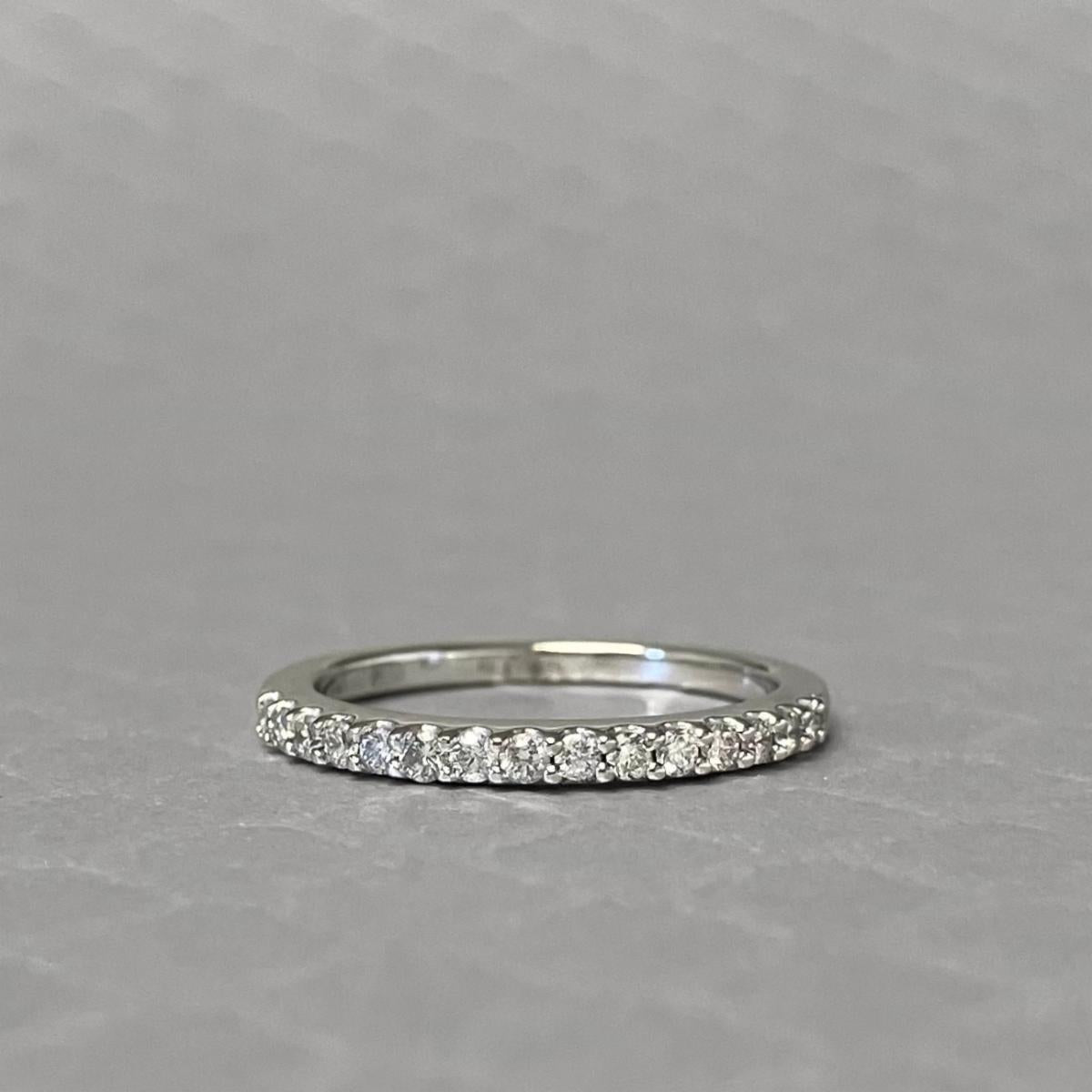 Preowned White Gold and Diamond Band