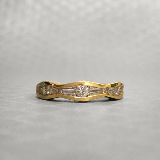 Preowned Yellow Gold and Diamond Ring