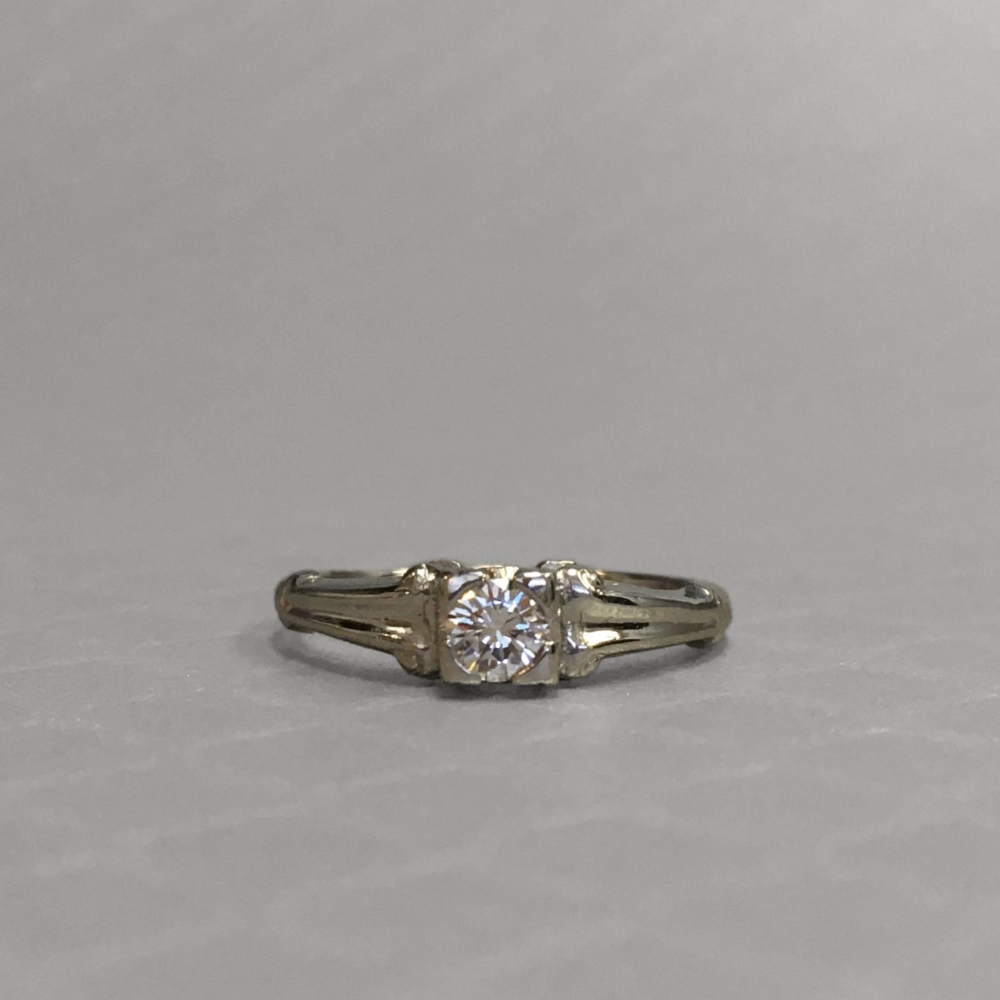 Preowned Platinum and Diamond Ring