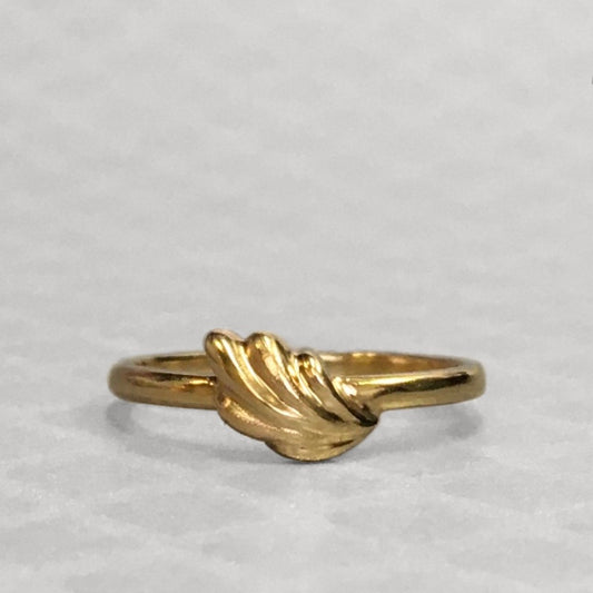 Preowned Yellow Gold Swirl Ring