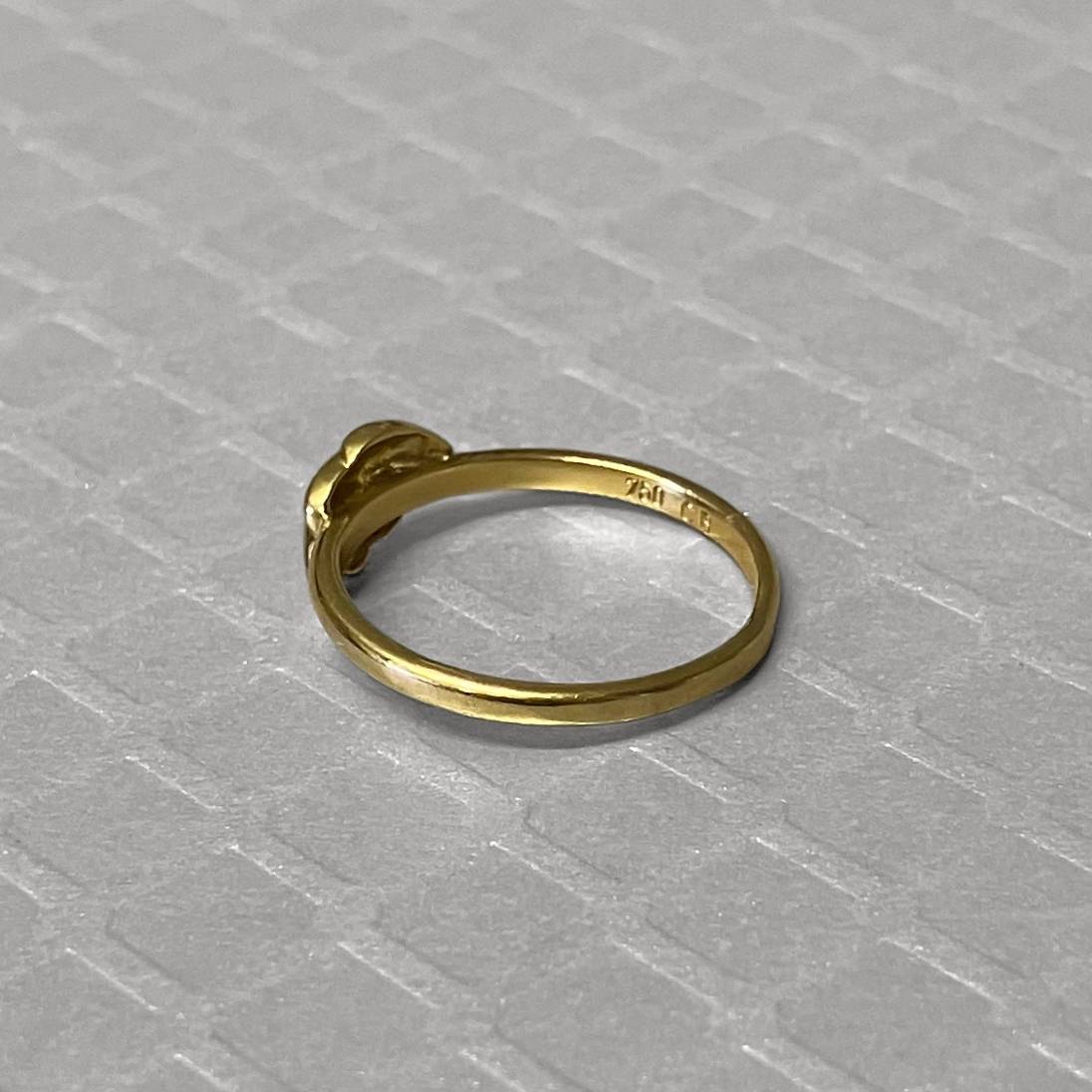 Preowned Yellow Gold Swirl Ring