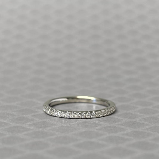 Preowned Platinum and Diamond Band