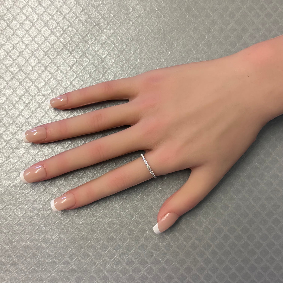 Preowned Platinum and Diamond Band