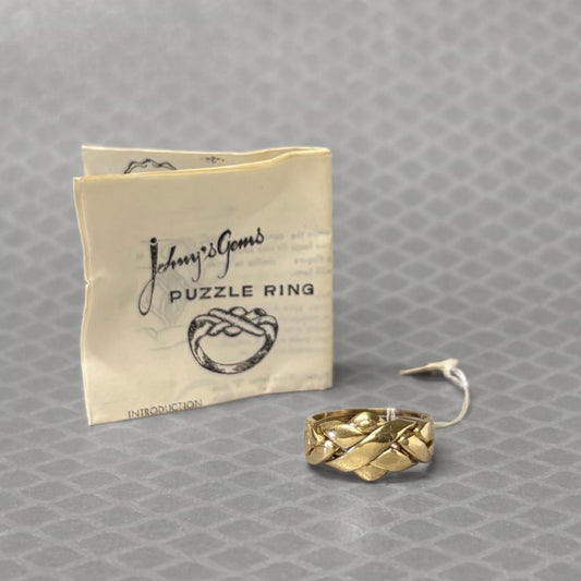 Preowned Yellow Gold Puzzle Ring