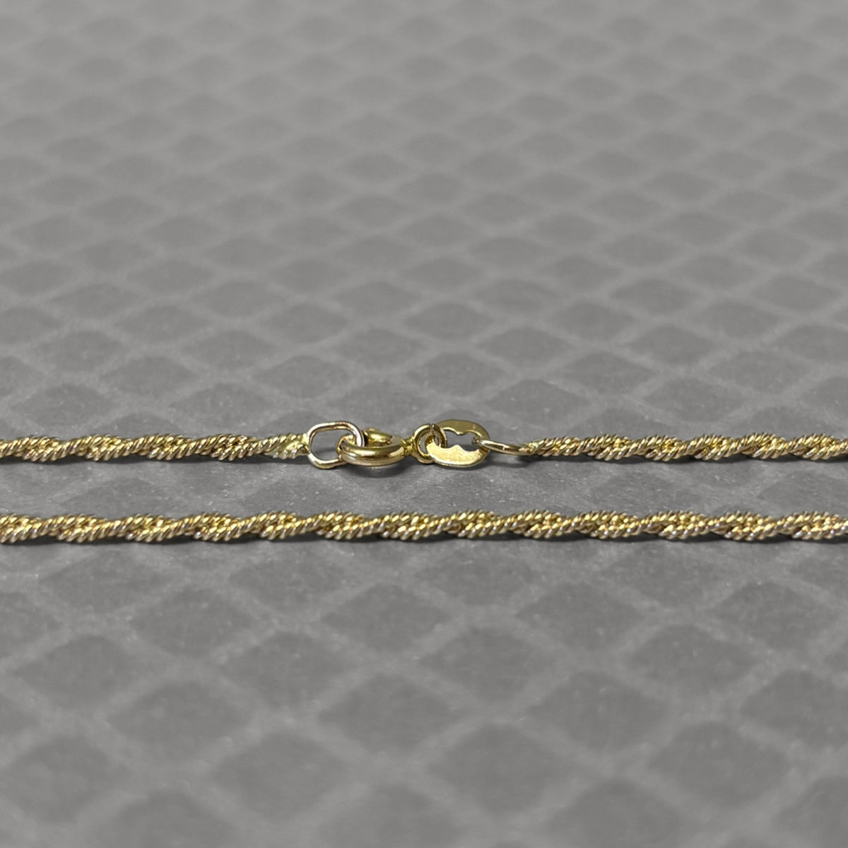 Preowned Yellow Gold Twisted Link Chain