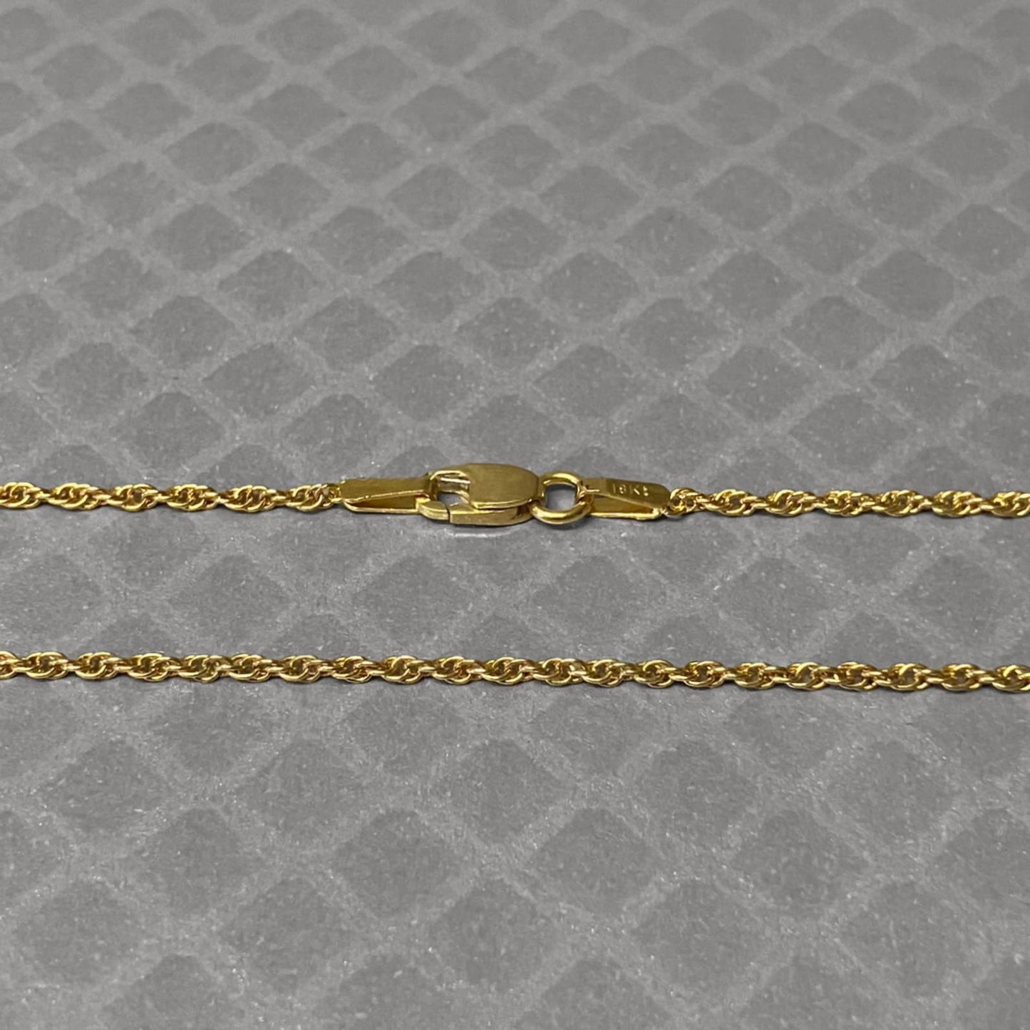 Preowned Yellow Gold Open Link Rope Chain