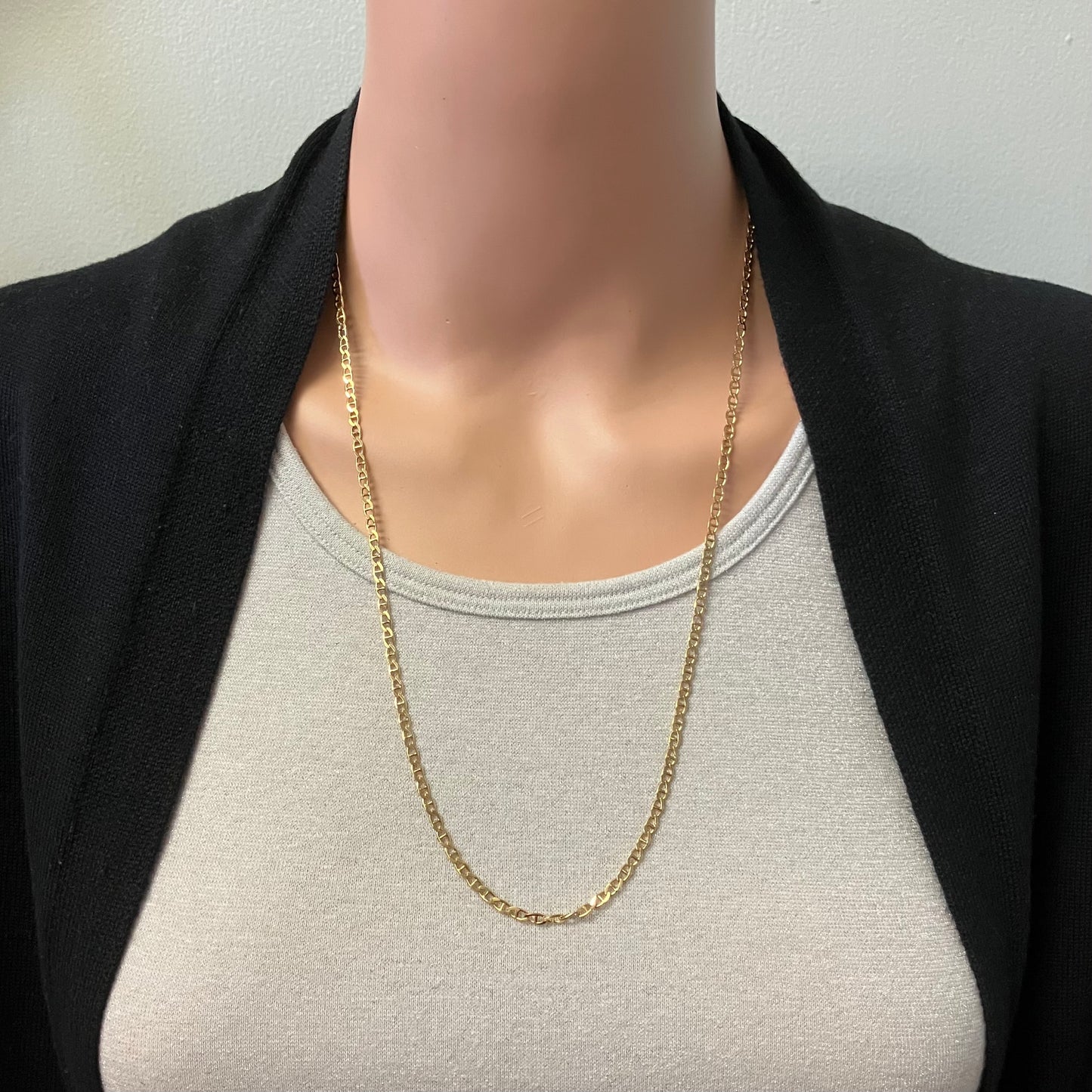 Preowned Yellow Gold Anchor Link Chain