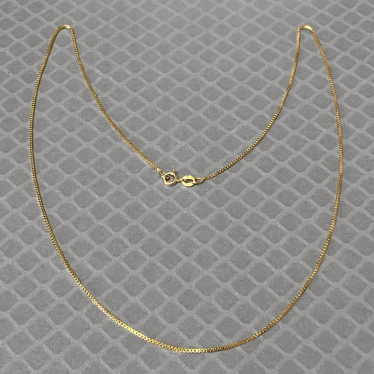 Preowned Yellow Gold Box Chain