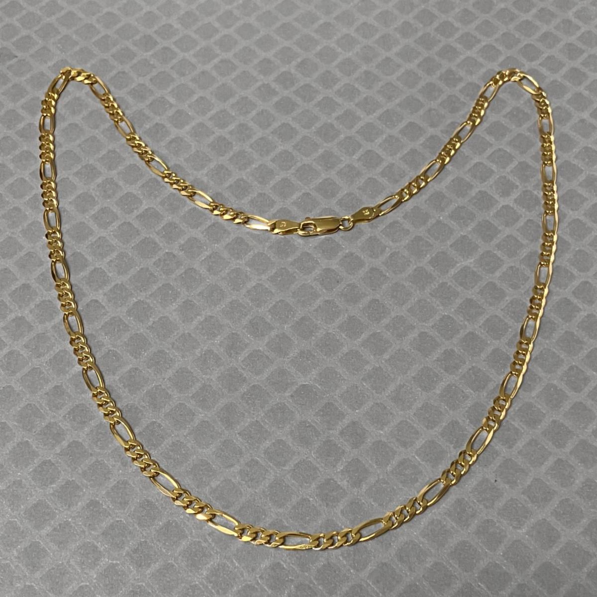 Preowned Yellow Gold Figaro Chain