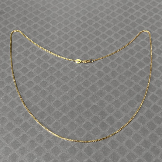 Preowned Yellow Gold Wheat Chain