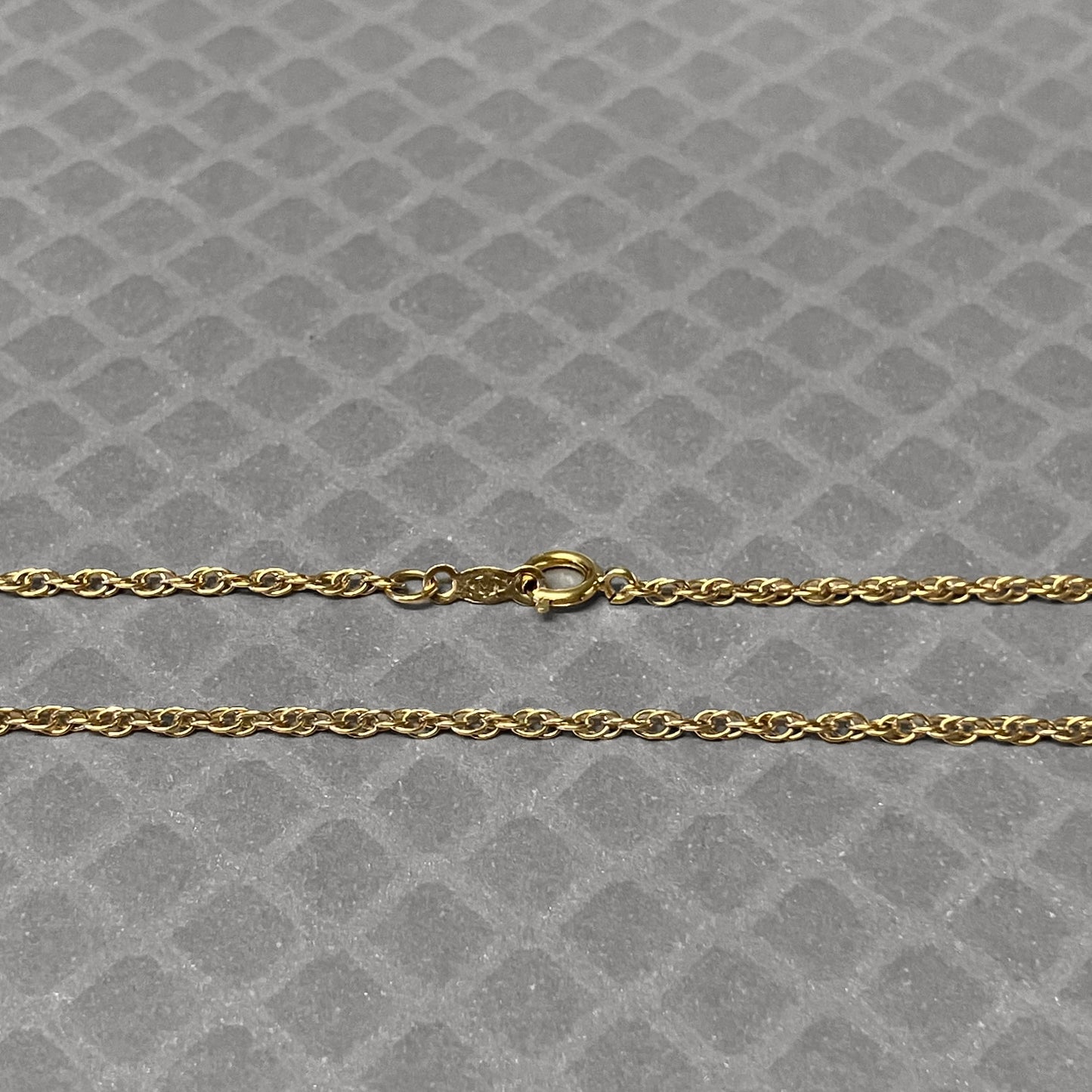 Preowned Yellow Gold Open Link Rope Chain
