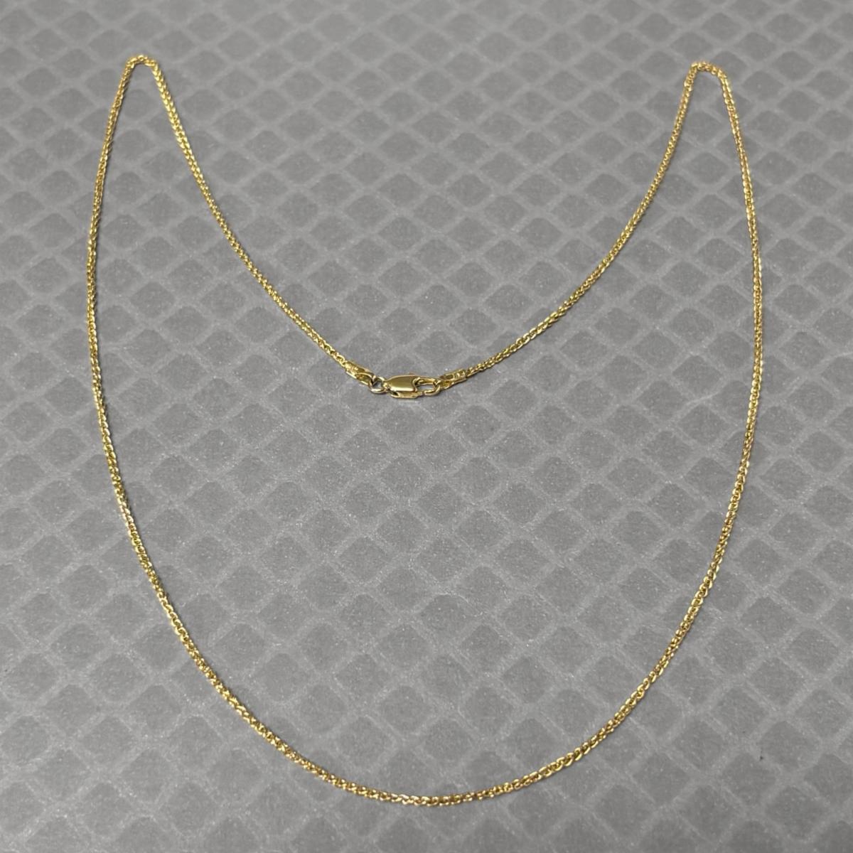 Preowned Yellow Gold Wheat Chain