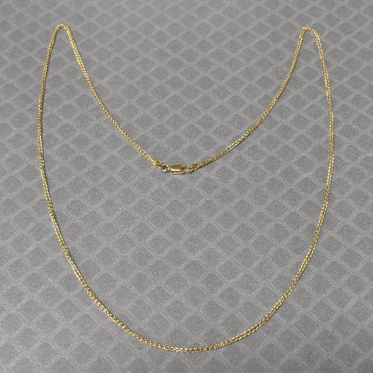 Preowned Yellow Gold Wheat Chain