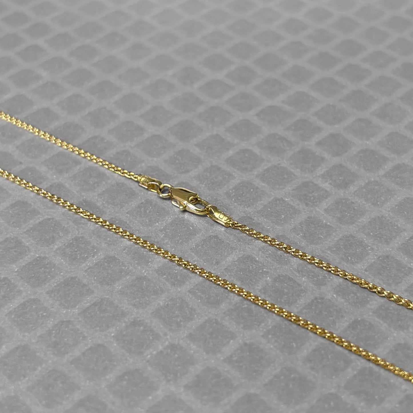 Preowned Yellow Gold Wheat Chain