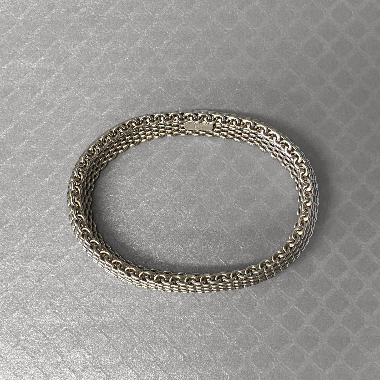 Preowned Sterling Silver Tiffany & Co. Somerset Mesh Bracelet