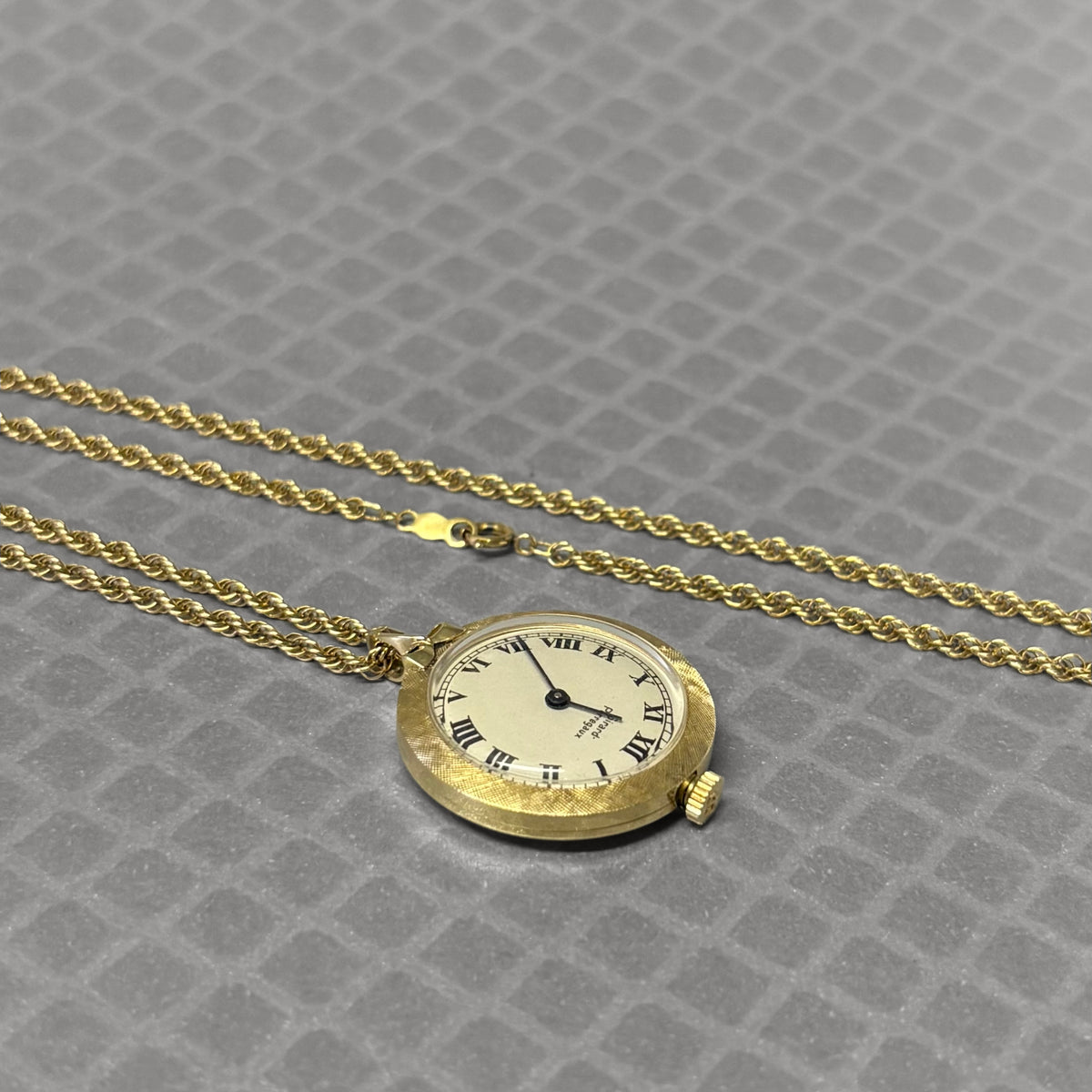 Preowned Yellow Gold Girard Perregaux Watch Pendant
