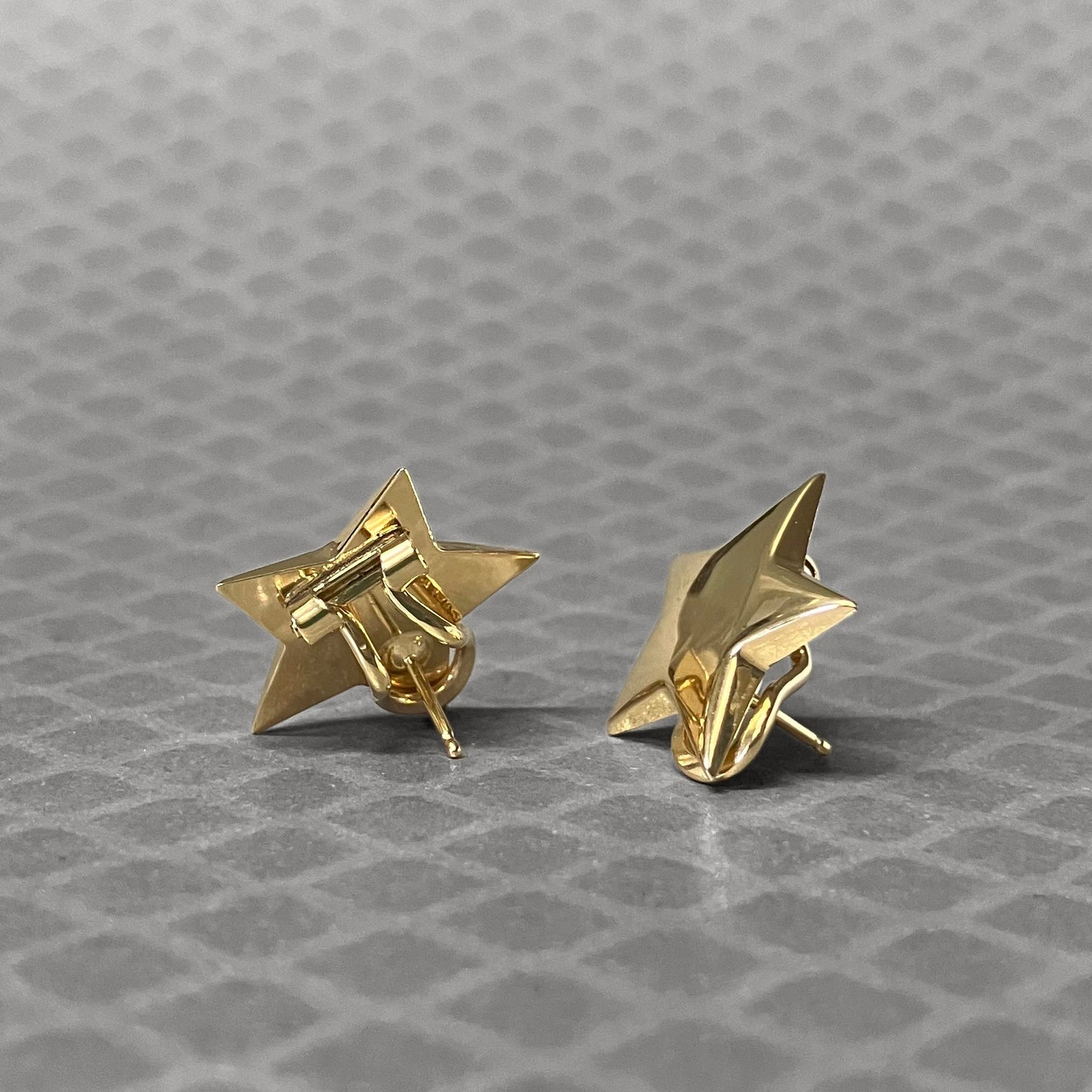 Preowned Yellow Gold Star Earrings