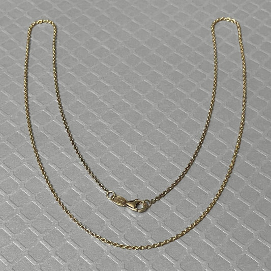 Preowned Yellow Gold Cable Chain