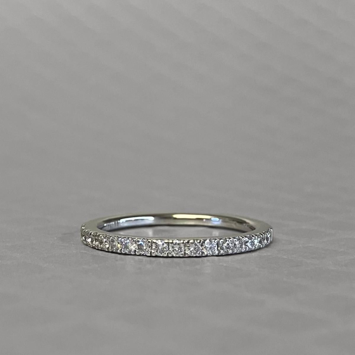 Preowned White Gold and Diamond Band