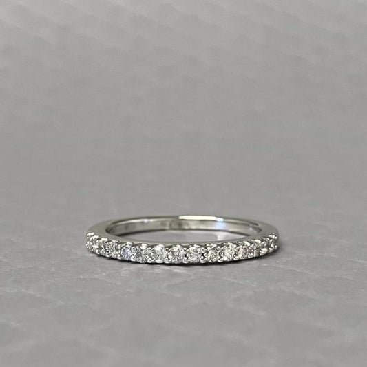 Preowned White Gold and Diamond Band
