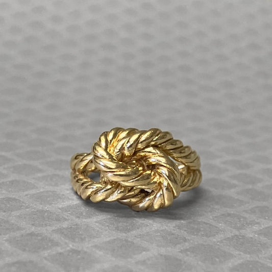 Preowned Yellow Gold Twist Knot Ring