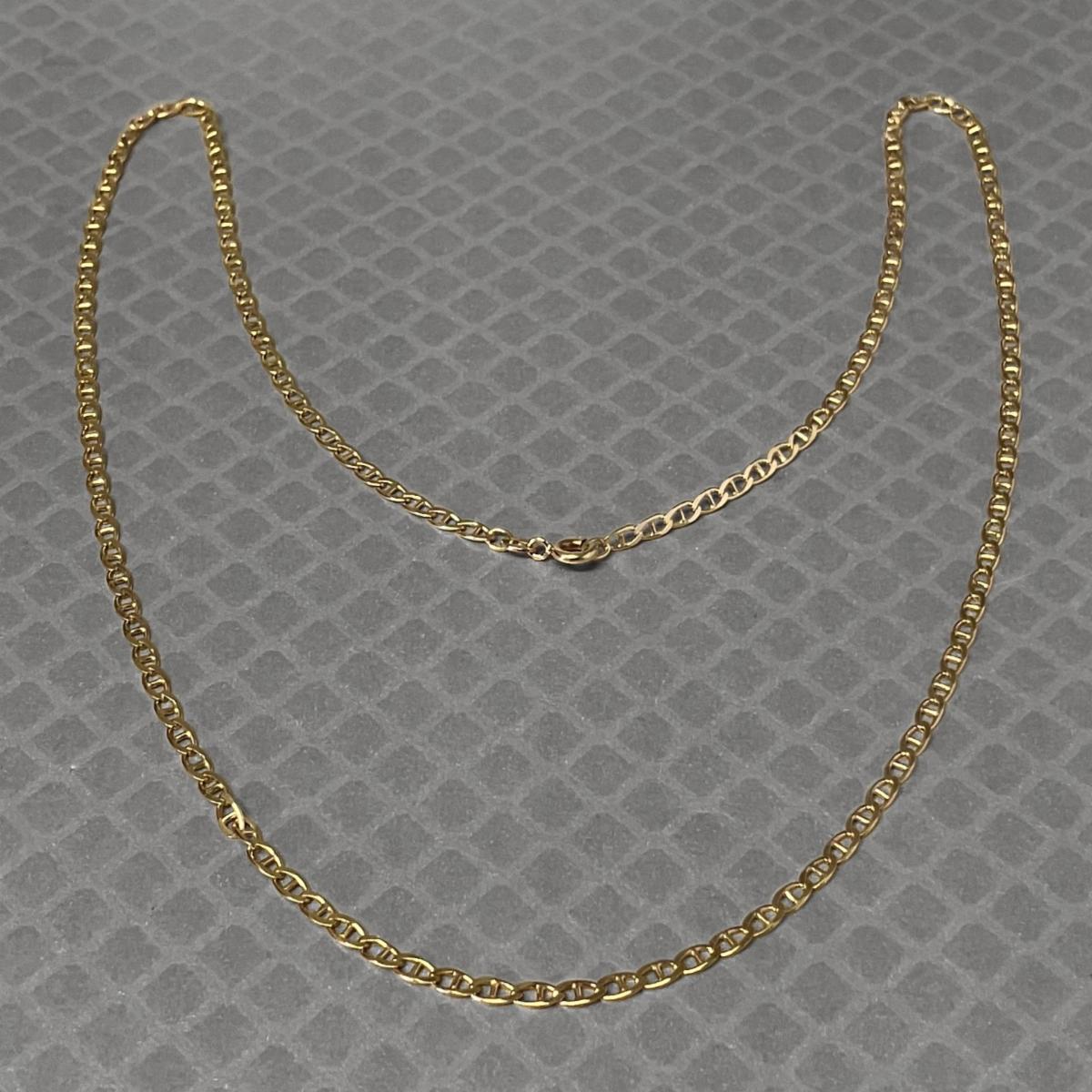 Preowned Yellow Gold Anchor Link Chain