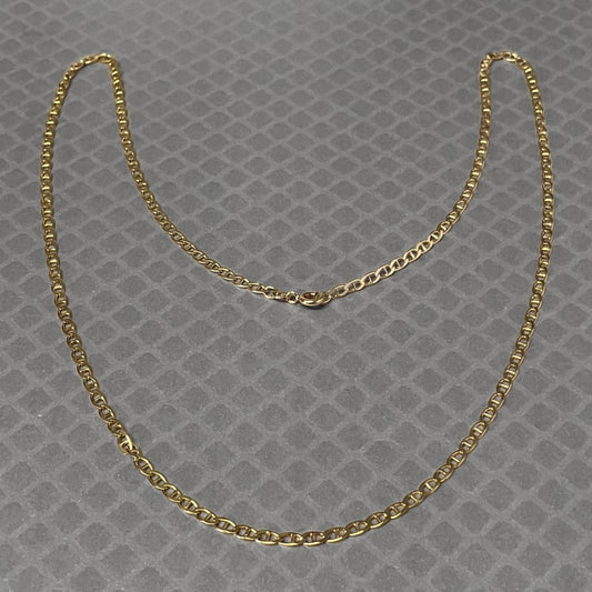 Preowned Yellow Gold Anchor Link Chain