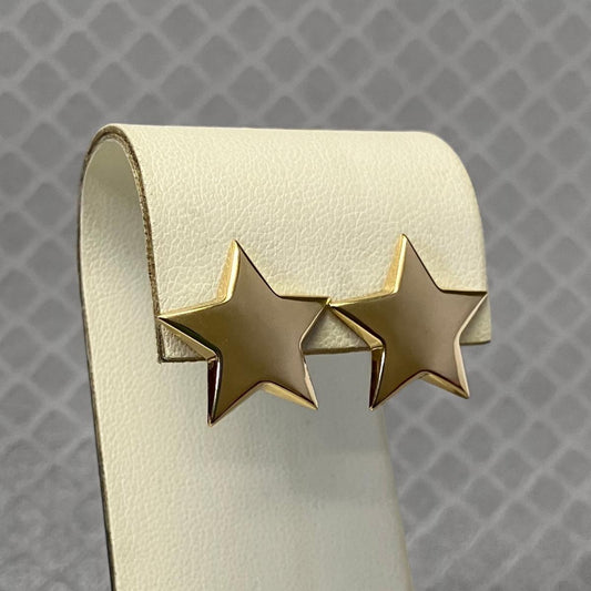 Preowned Yellow Gold Star Earrings