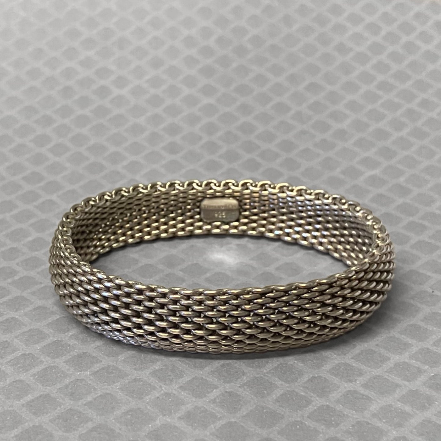 Preowned Sterling Silver Tiffany & Co. Somerset Mesh Bracelet